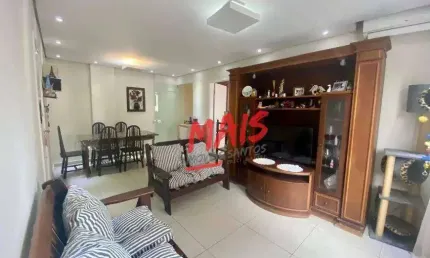 Apartamento com 2 dormitórios à venda, 94 m² por r$ 650.000,00 - aparecida - santos/sp