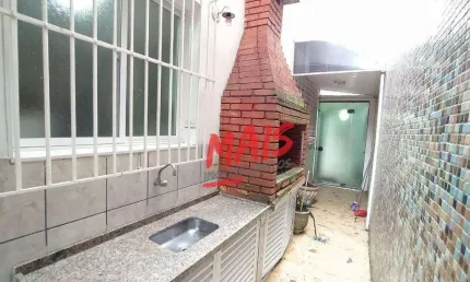 Casa com 3 dormitórios à venda, 135 m² por R$ 750.000,00 - Ponta da Praia - Santos/SP