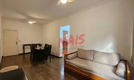 Apartamento próximo a praia e mobiliado, 1 quarto, para alugar, 65 m² - Boqueirão - Santos/SP