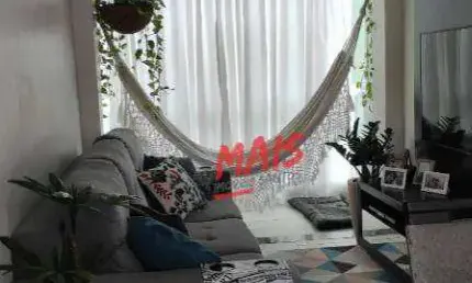 Apartamento com 2 dormitórios à venda, 75 m² - Campo Grande - Santos/SP