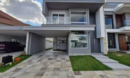 Casa em condomínio fechado com 3 quartos à venda na rua dos pinheiros, 141, igara, canoas por r$ 1.980.000