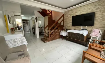 Casa em condomínio fechado com 3 quartos à venda na avenida guilherme schell, 1250, rio branco, canoas por r$ 289.000