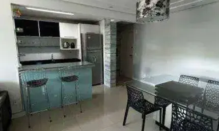 Apartamento à venda mobiliado com 2 dormitórios e suíte – porteira fechada – 100m² – vaga de garagem – florianópolis/são josé
