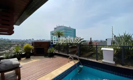 Cobertura para venda e locação 209m² c suíte e 2 vagas no Parque Iguatemi Chácar
