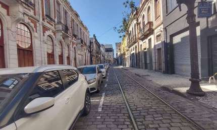 LOCAÇÃO DE ESTABELECIMENTO COMERCIAL NO CENTRO DE SANTOS COM ESCRITÓRIO