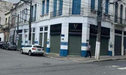 LOCAÇÃO R$8.000,00 Rua General Câmara 85-'Santos' - 8x20 =160 m²+parte cima