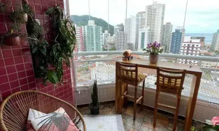 VENDA | APTO 2 DORMS | 1 SUÍTE | VISTA MAR | 1 VAGA |70 m² | CANTO DO FORTE