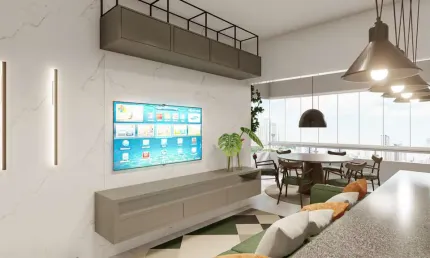 LANÇAMENTO RESIDENCIAL MARAJÓ NO CAMPO GRANDE, 2 DORMITÓRIOS, 1 VAGA, 54,24 m² ATÉ 82,17 m²