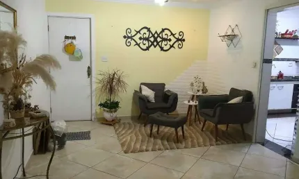 APARTAMENTO 2 DORMITÓRIOS SACADA+WC+1 VAGA 89,77 m² BOQUEIRÃO PRAIA GRANDE