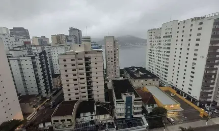 APARTAMENTO SÃO VICENTE 3 DORMITÓRIOS + DEPENDÊNCIA 1 VAGA VISTA MAR