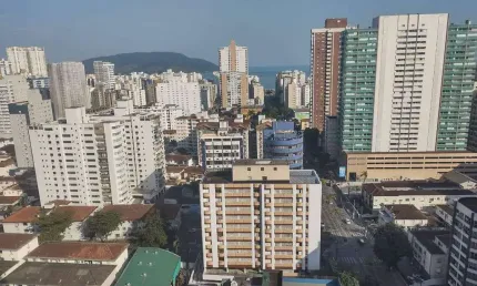 SALA COMERCIAL 49 m² PARA VENDA, NOVA E MOBILIADA EM SANTOS