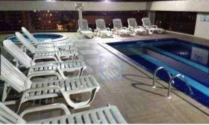 FLAT PALADIUM REFORMADO SACADA PRÉDIO COM LAZER 36 m² CENTRO SÃO VICENTE
