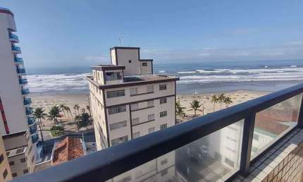 COBERTURA COM VISTA PARA O MAR 4 DORMITÓRIOS 2 SUÍTES 2 VAGAS -PRAIA GRANDE