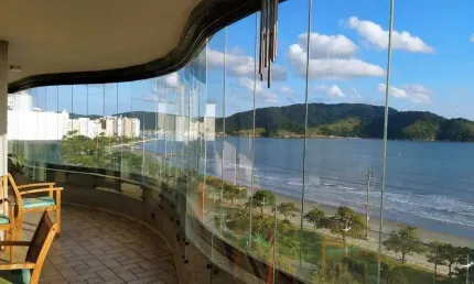 APARTAMENTO ALTO PADRAO FRENTE MAR 4DORM. 4 SUÍTES - SANTOS