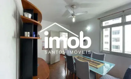 Apartamento com 2 dormitórios à venda, 90 m² por r$ 420.000 - gonzaga - santos/sp