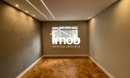 Apartamento com 3 dormitórios, Garagem Demarcada, - Embaré - Santos/SP