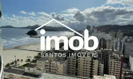 LOCAÇÃO - APARTAMENTO STUDIO MOBILIADO - COM VISTA MAR - GONZAGA - SANTOS