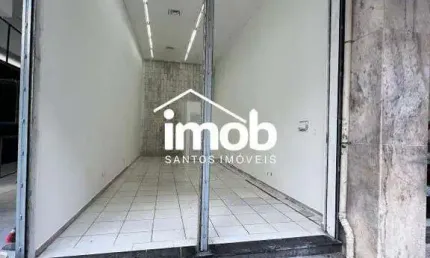 Loja comercial disponível para locação em localização estratégica no Centro de Santos/SP