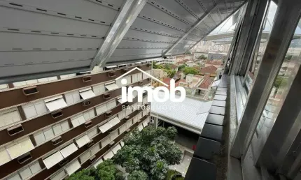 Apartamento no coração do gonzaga, 2 dormitórios, 1 vaga, 95 m2