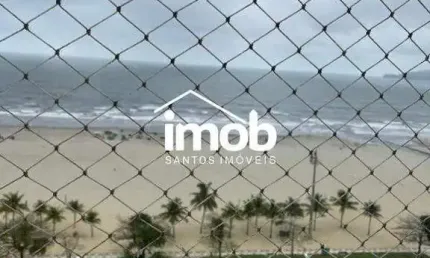 Apartamento à venda frente total mar, com 100 m² no bairro da pompéia - santos/sp