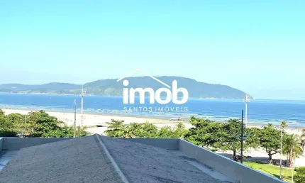 Apartamento vista mar com 2 dormitórios no josé menino - santos, sp
