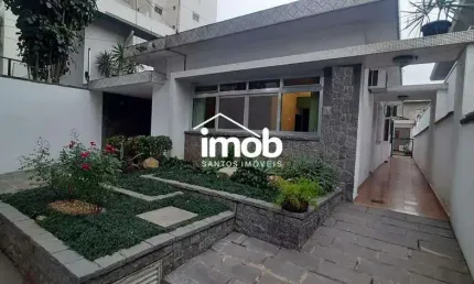 Casa térrea no embaré, 4 quartos (mobiliada), próximo da praia