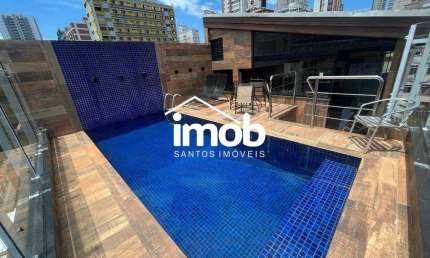 Casa com 4 quartos à venda na Rua Joana Monte Bastos, Boqueirão, Santos