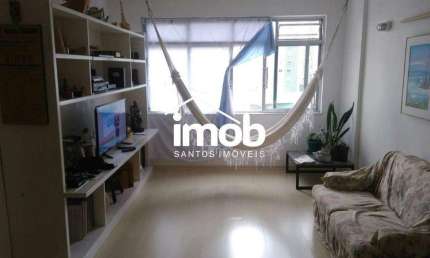 Apartamento na Ponta da Praia, 2 Dormitórios (1 Suíte), 1 Vaga, 109 m²