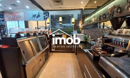 Ponto comercial à venda na Avenida Ana Costa, Gonzaga, Santos