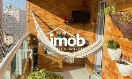 Apartamento de 1 dormitório à venda com vista mar lateral, 52 m² - Canto do Forte, Praia Grande/SP