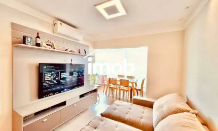 Apartamento de 3 dormitórios para alugar com lazer completo, 88 m² - Campo Grande, Santos/SP