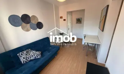 Apartamento de 3 dormitórios à venda, prédio frente mar, lazer completo - José Menino, Santos/SP