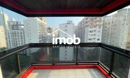 Apartamento na Ponta da Praia, 3 Dormitórios (1 Suíte), próximo da praia, 1 Vaga, 104 m2