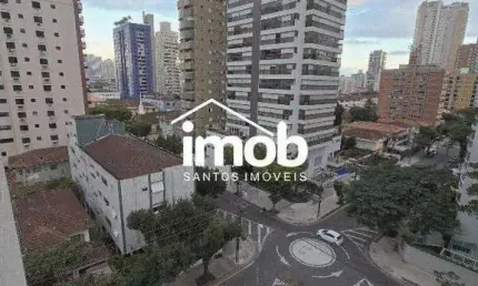 Locação - apartamento 1 dormitório mobiliado - vista livre - com lazer - embaré - santos