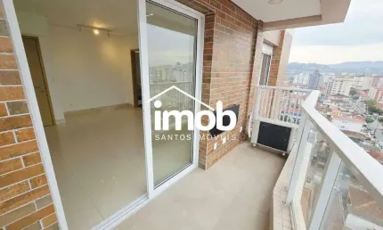 Apartamento de 1 dormitório para alugar, próximo à praia, lazer completo - campo grande, santos/sp