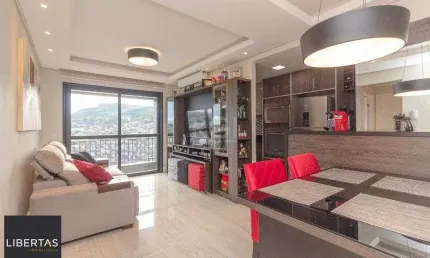 Apartamento para Venda - 66m², 2 dormitórios, sendo 1 suites, 2 vagas - Jardim B