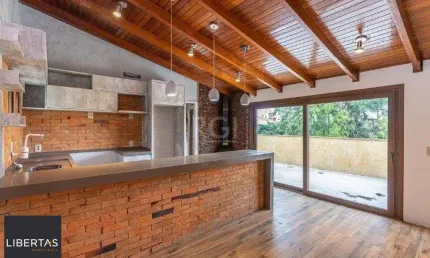 Cobertura de 140m² - 3 dormitórios, 2 banheiros, terraço com churrasqueira e 1 v