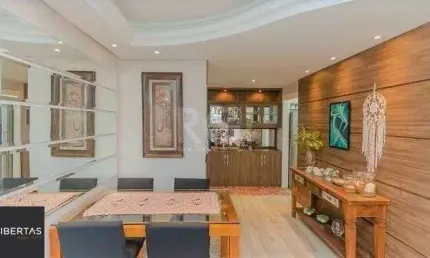 Excelente apartamento mobiliado com 2 dormitórios e 2 vagas.