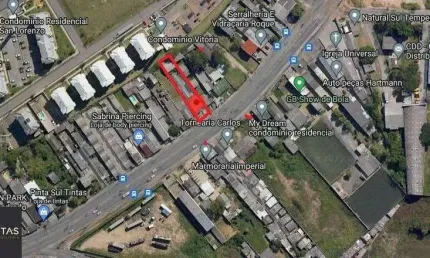 Terreno à venda na Avenida João Antônio Silveira, 380, Restinga, Porto Alegre