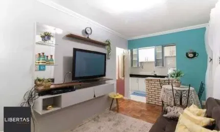 Apartamento no Centro de 1 dormitório semi mobiliado