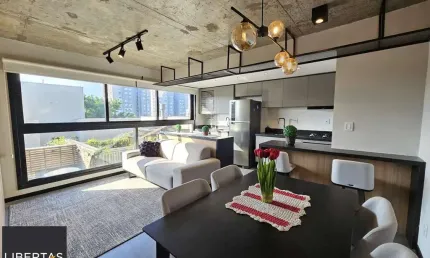STUDIO MOBILIADO | 43M2 PRIVATIVOS | LINDO E ENSOLARADO | MENINO DEUS