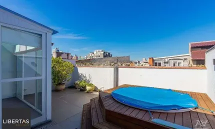 Cobertura 1 dorm à venda Rua Vicente da Fontoura, Santana - Porto Alegre