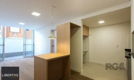 Apartamento em Porto Alegre no Bairro Petrópolis, de 1 quarto, GARDEN , semi mob