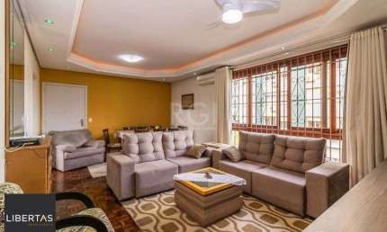 Apartamento 100m² no bairro Farroupilha - semi mobiliado, 3 dormitórios, 1 suíte