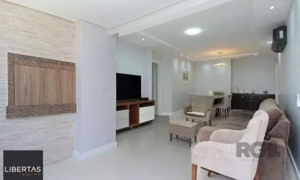 Excelente apartamento de 109,37m² com 3 dormitórios e 1 vaga de garagem.