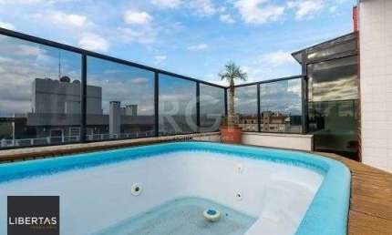 EXCELENTE COBERTURA COM 2 DORMITÓRIOS, PISCINA E 1 VAGA DE GARAGEM.