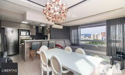 Apartamento semimobiliado com 3 dormitórios e 2 vagas em condomínio completo
