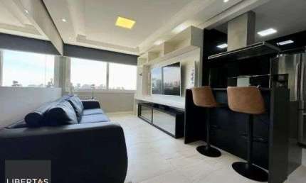 Apartamento 3 quartos(reversível para 2), suíte, 2 vagas cobertas, 87m² - Passo