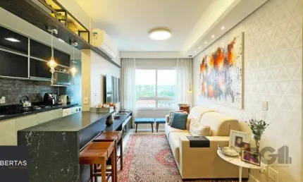 Apartamento dois dormitórios com duas vagas de garagem na Cidade Baixa