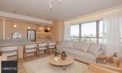 Apto de 1 dormitório com 60m² pronto para morar com 2 vagas e vista panorâmica
